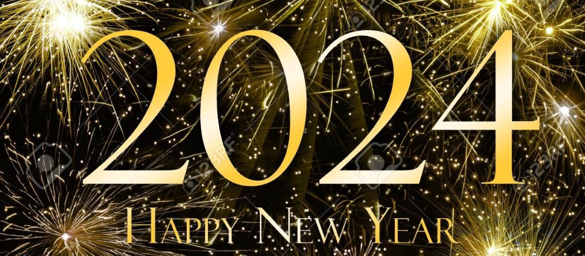 Happy New Year 2024 Stock Photo Picture And Royalty Free Image  - Qualads