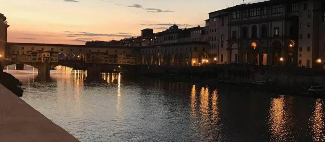 Sunset over the city of Florence, Italy (Summer of 2018)